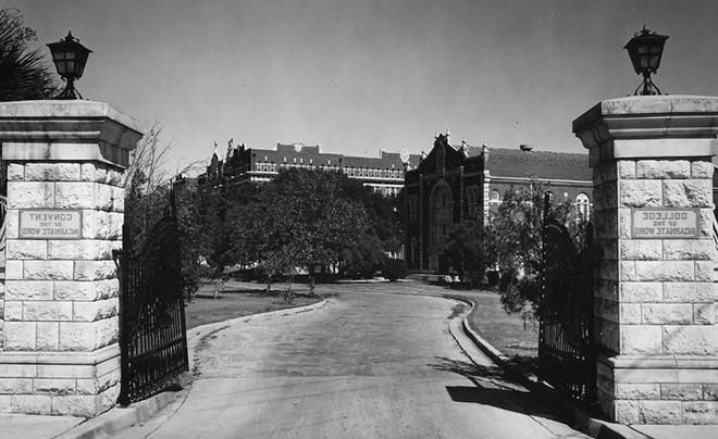 Historic photo of Incarnate Word College Campus